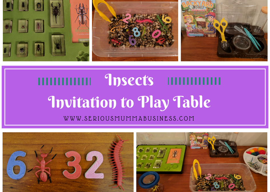 Insect Invitation to Play Table
